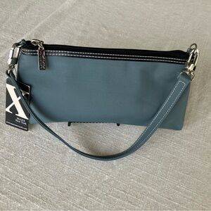 Maxx New York blue gray clutch. 9x4